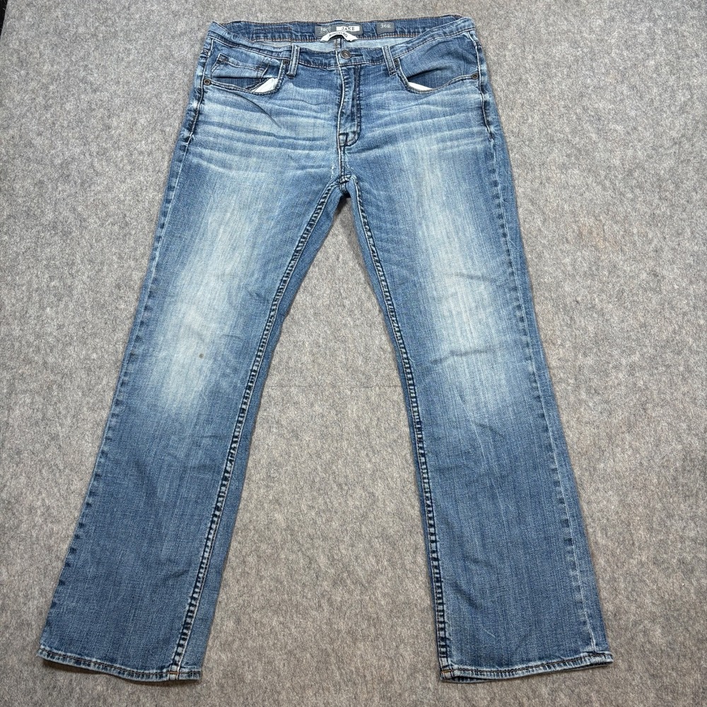 BKE Jake Bootleg Distressed Denim Western‎ Men's Jeans Size 36R